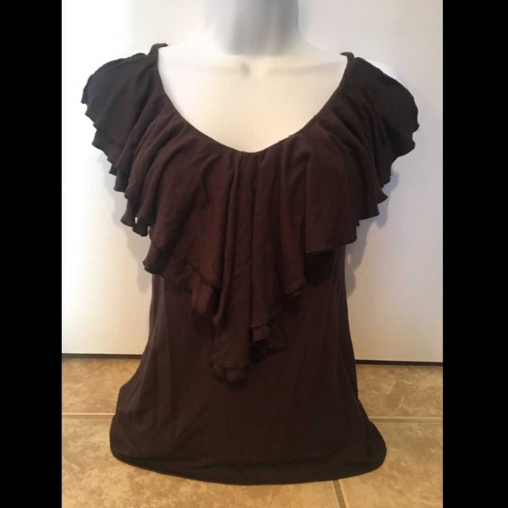 TART Chocolate Deep V-Neck Tank Top